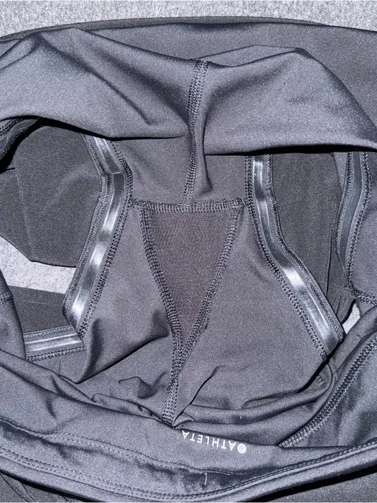 Athleta Run With It Skort High Rise 14" Black Size XL Athleisure Tennis Sporty - Picture 5 of 8